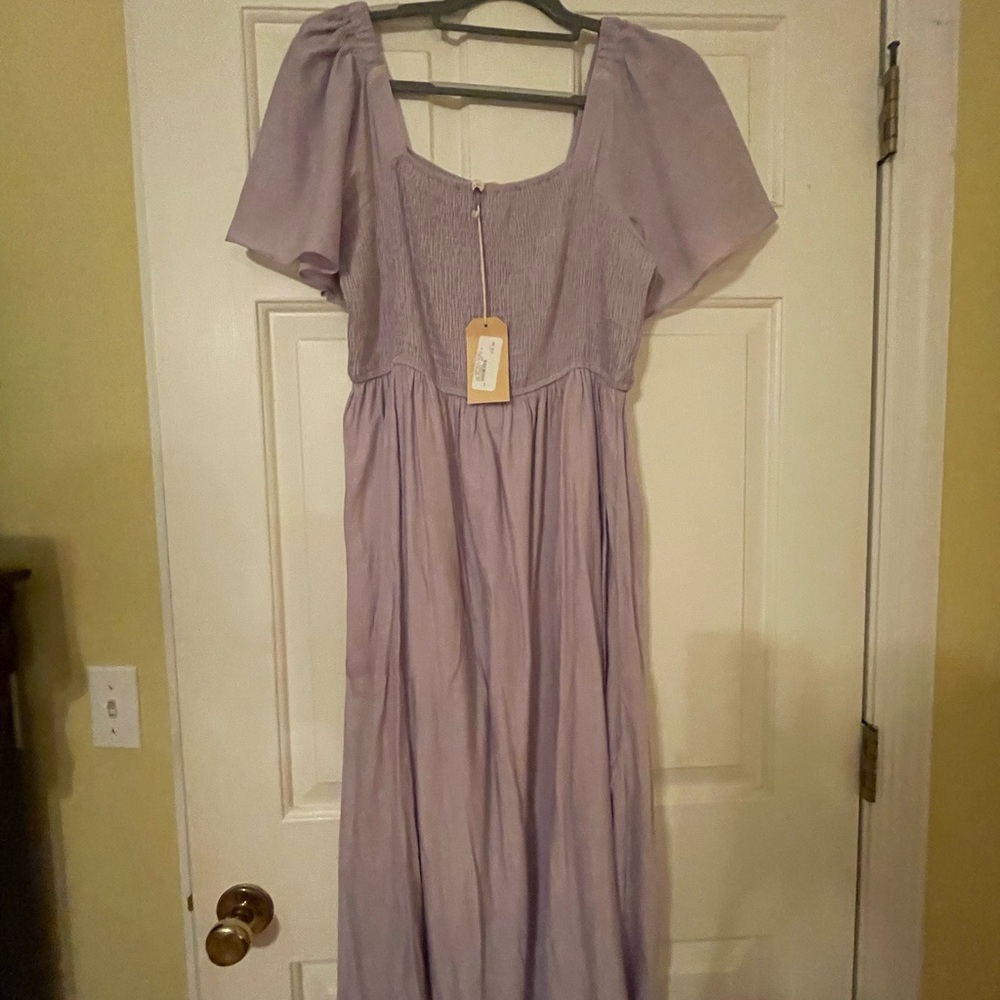 Elegant Lavender Dress